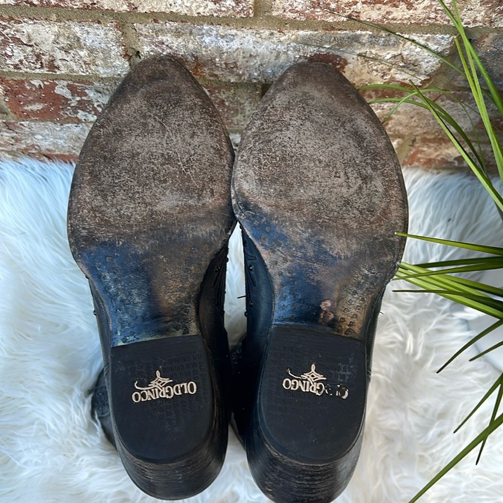 Old Gringo Black Heeled Boots - Picture 6 of 11